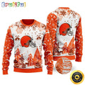 NFL Cleveland Browns Christmas Ugly Sweater Xmax Tree Chistmas