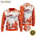 NFL Denver Broncos Christmas Ugly Sweater Xmax Tree Chistmas