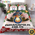 NFL Indianapolis Colts Bedding Sets Merry Christmas Quilt Bedding Sets