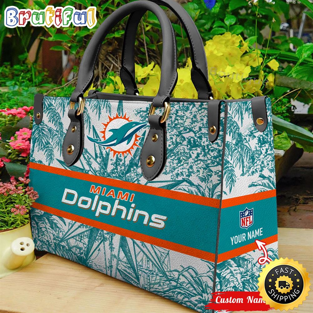 NFL Miami Dolphins NFL Women Leather Bag