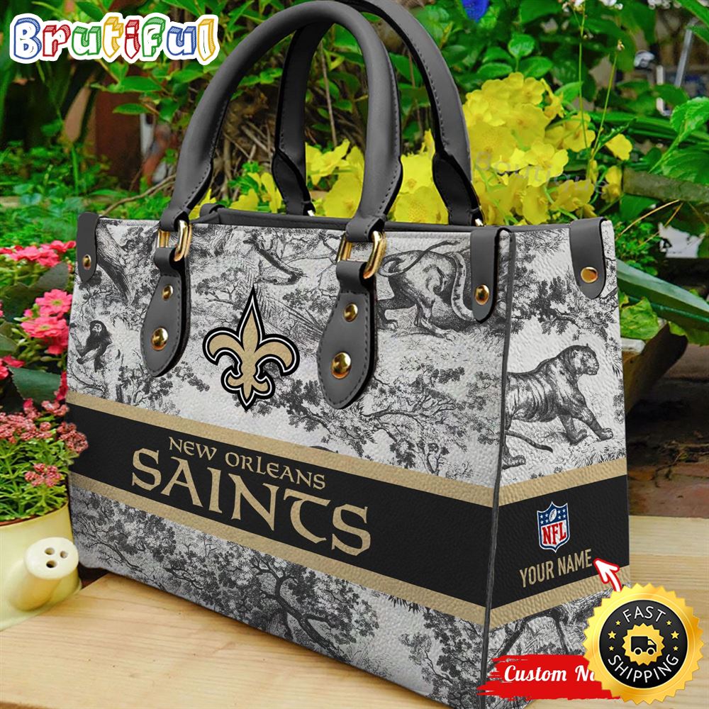 NFL New Orleans Saints Women Leather Bag