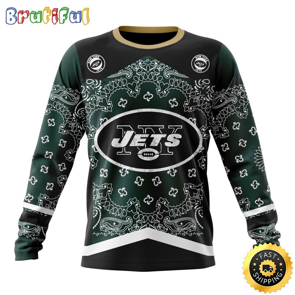 NFL New York Jets Crewneck Sweatshirt Specialized Classic Style Unisex Sweatshirt