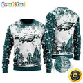 NFL Philadelphia Eagles Christmas Ugly Sweater Xmax Tree Chistmas