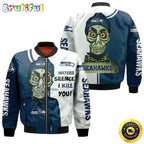 NFL San Seattle Seahawks Bomber Jacket Haters I Kill You