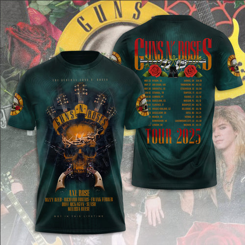 Guns N’ Roses 3D Apparel – NGHIAVT 1957
