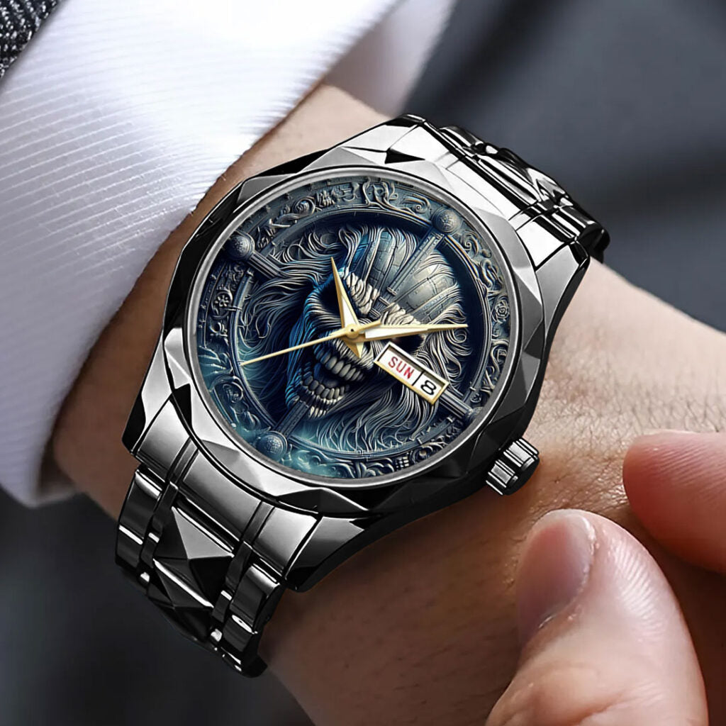 Iron Maiden Alloy Luxury Quartz Watch - NGHIAVT 2958