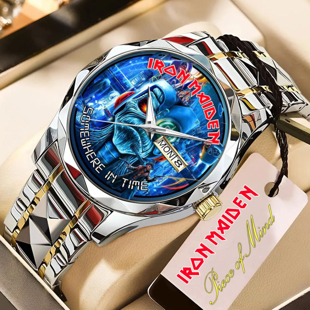 Iron Maiden Alloy Luxury Quartz Watch - NGHIAVT 2962