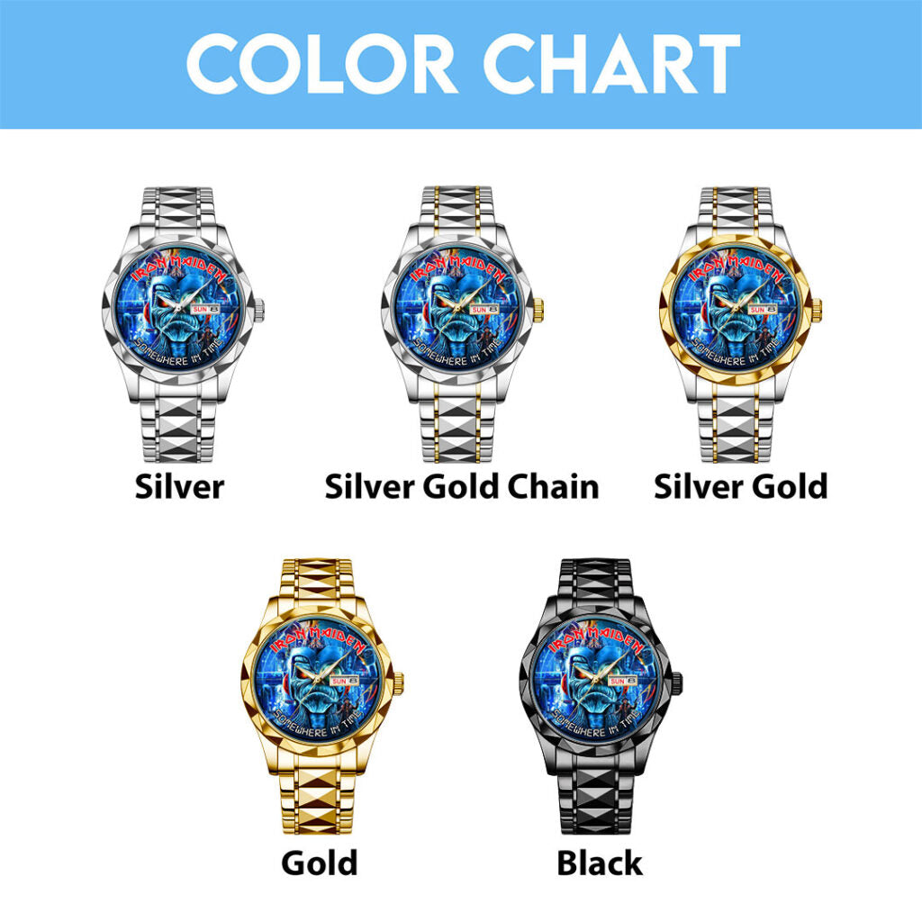 Iron Maiden Alloy Luxury Quartz Watch - NGHIAVT 2962