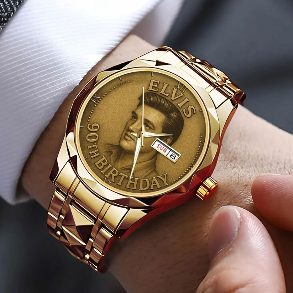 Elvis Presley Alloy Luxury Quartz Watch - NGHIAVT 3002