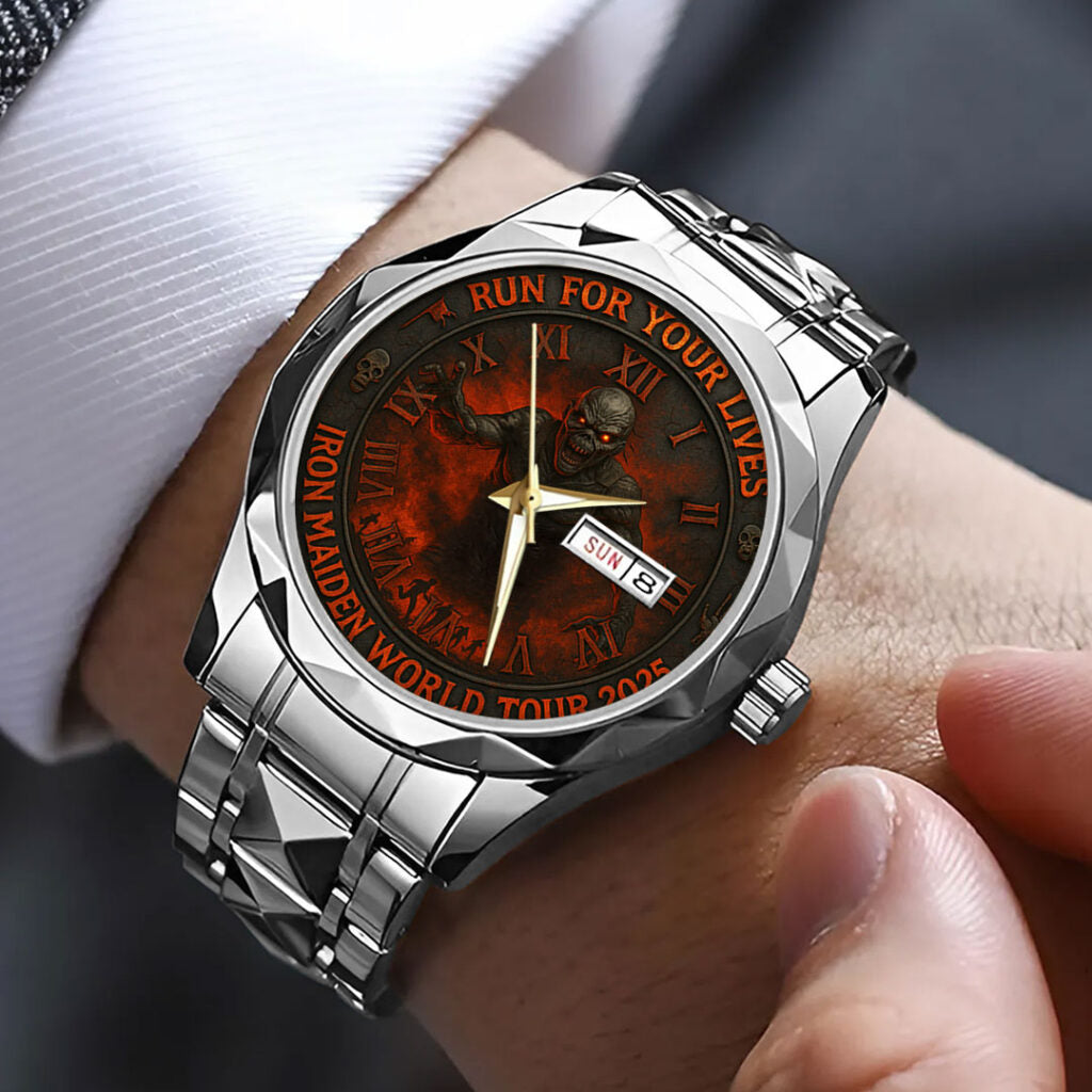 Iron Maiden Alloy Luxury Quartz Watch - NGHIAVT 3067