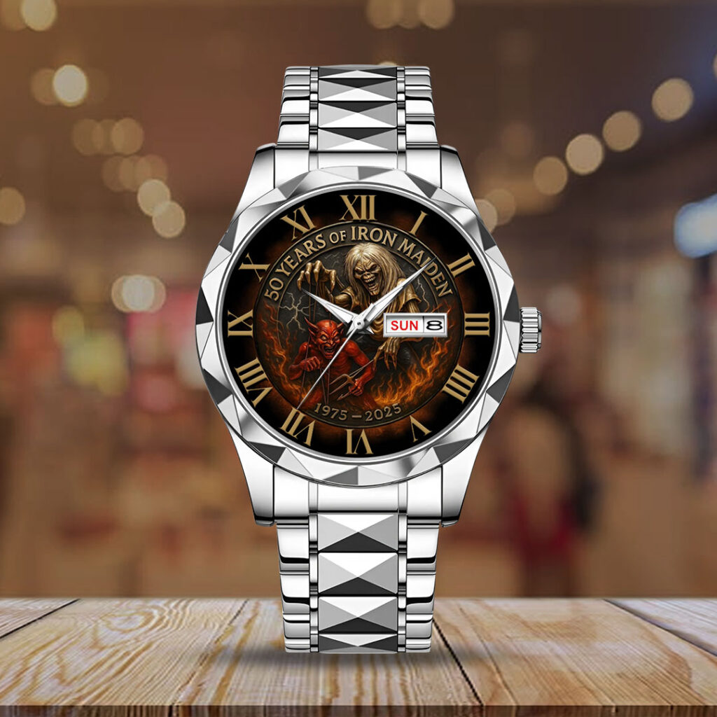 Iron Maiden Alloy Luxury Quartz Watch - NGHIAVT 3136