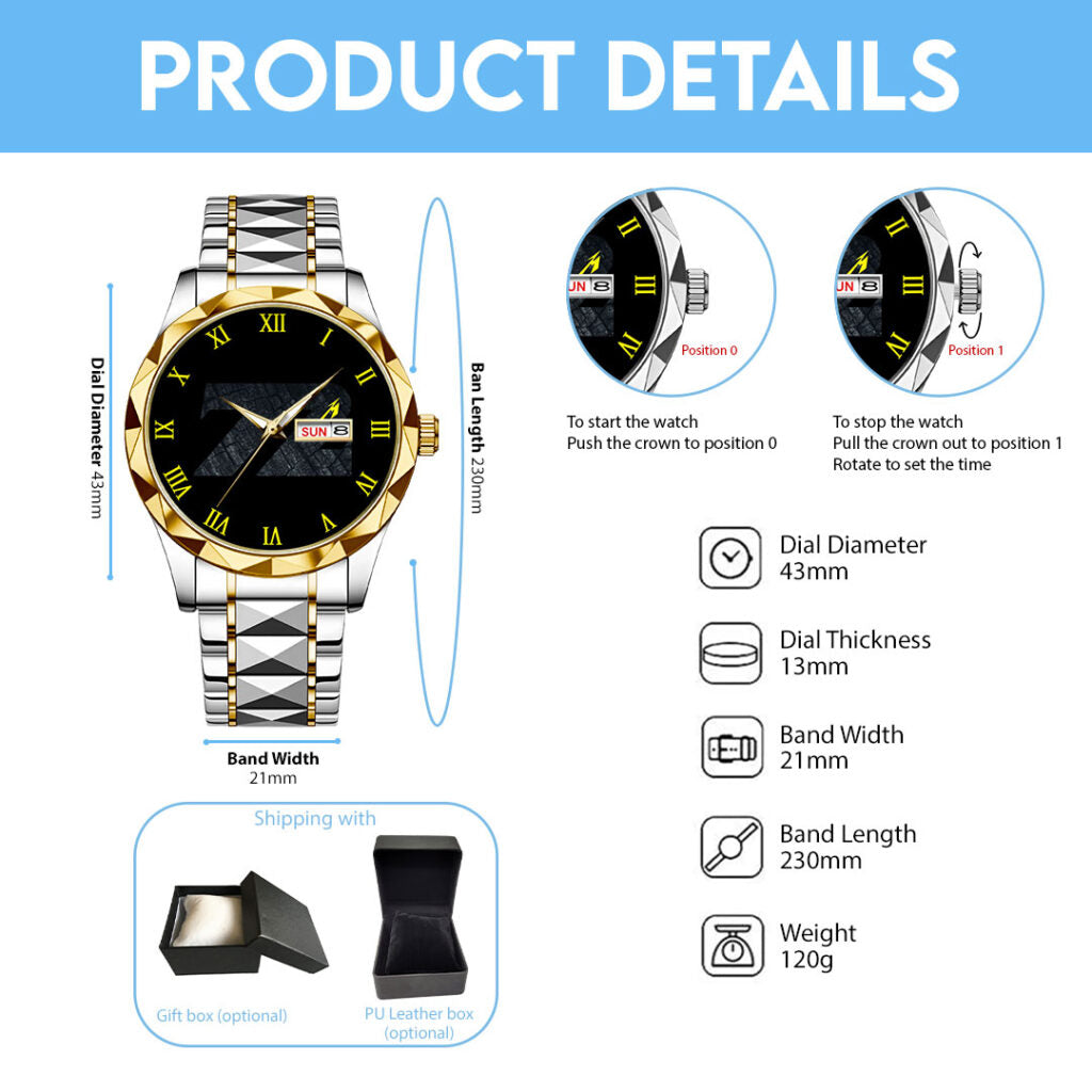 Metallica Alloy Luxury Quartz Watch - NGHIAVT 3154