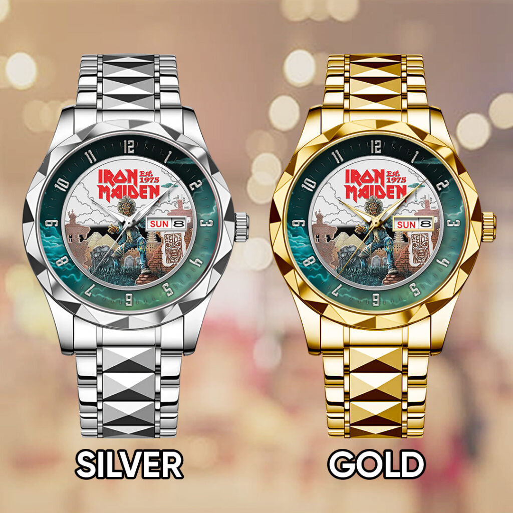 Iron Maiden Alloy Luxury Quartz Watch - NGHIAVT 3277