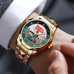 Iron Maiden Alloy Luxury Quartz Watch - NGHIAVT 3277