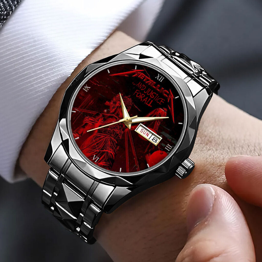 Metallica Alloy Luxury Quartz Watch - NGHIAVT 3378