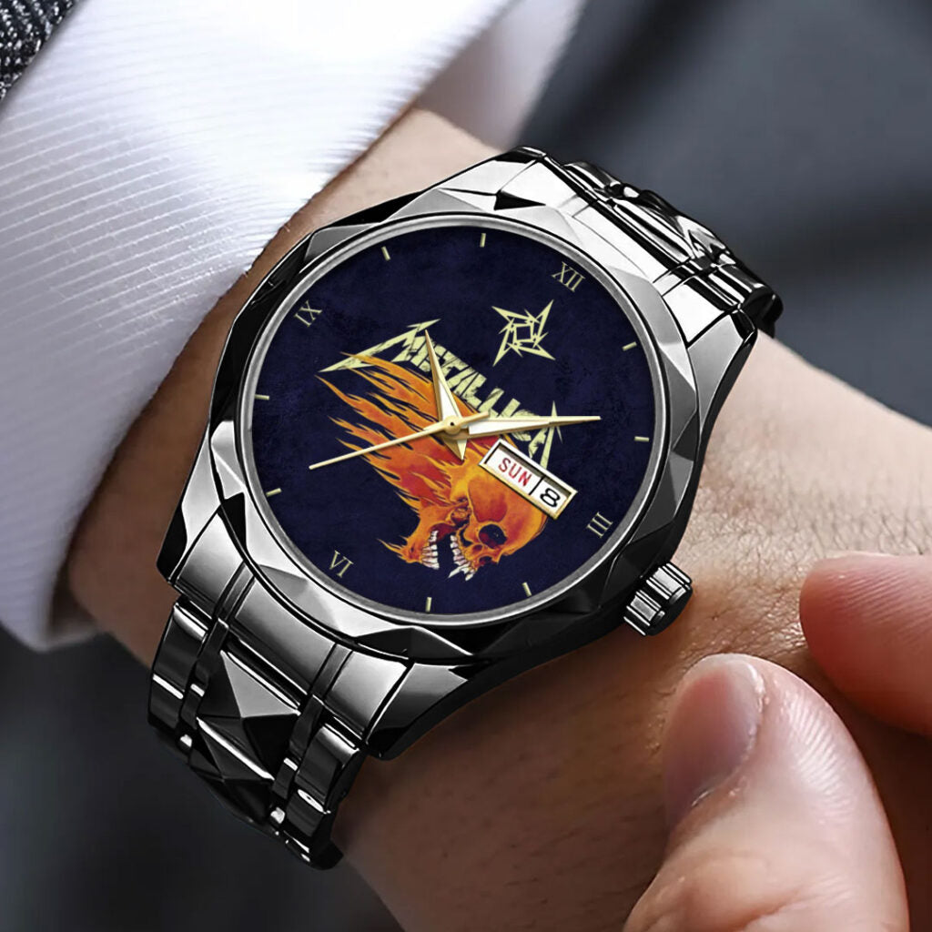 Metallica Alloy Luxury Quartz Watch - NGHIAVT 3379