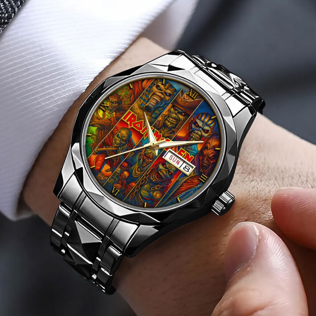 Iron Maiden Alloy Luxury Quartz Watch - NGHIAVT 3451