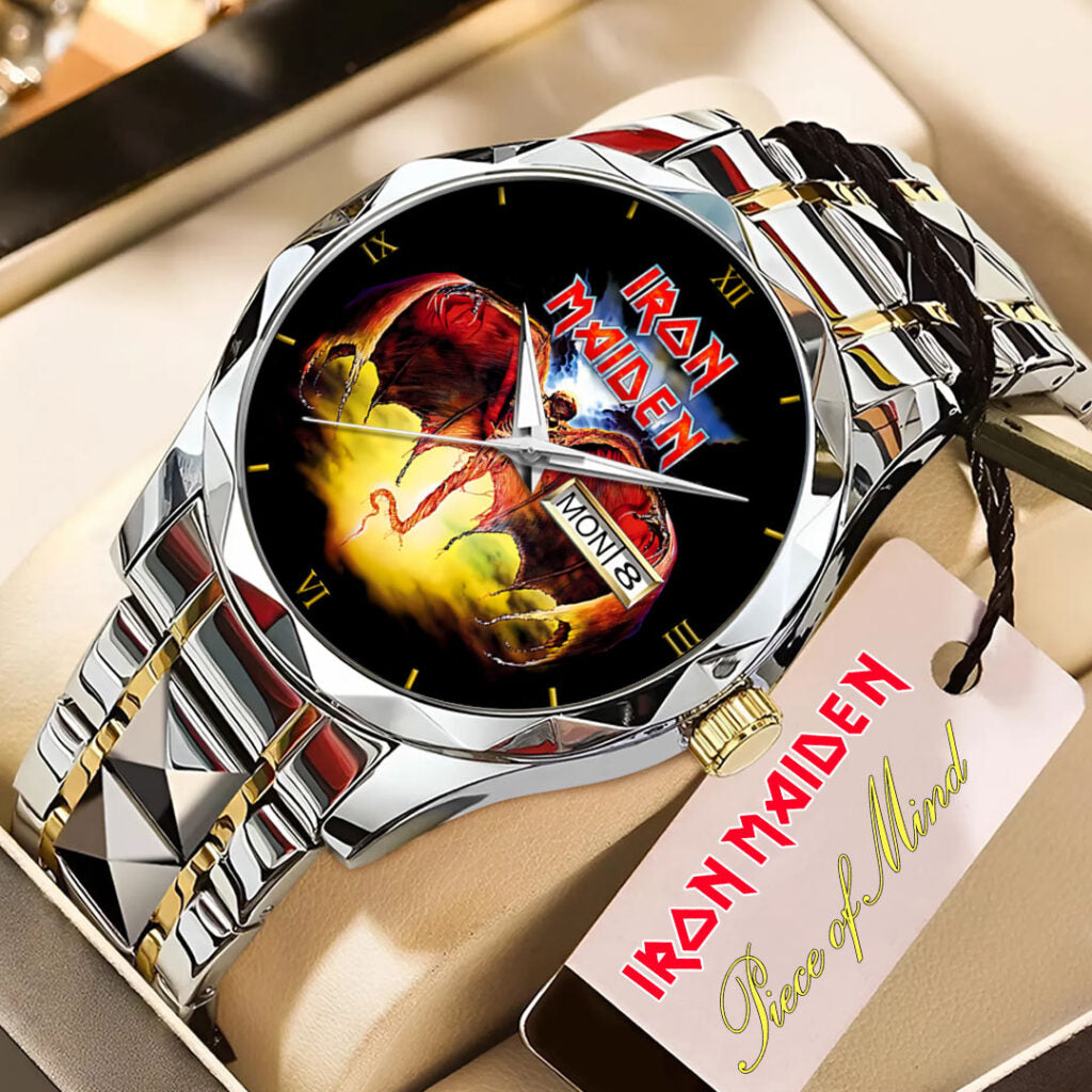 Iron Maiden Alloy Luxury Quartz Watch - NGHIAVT 3454