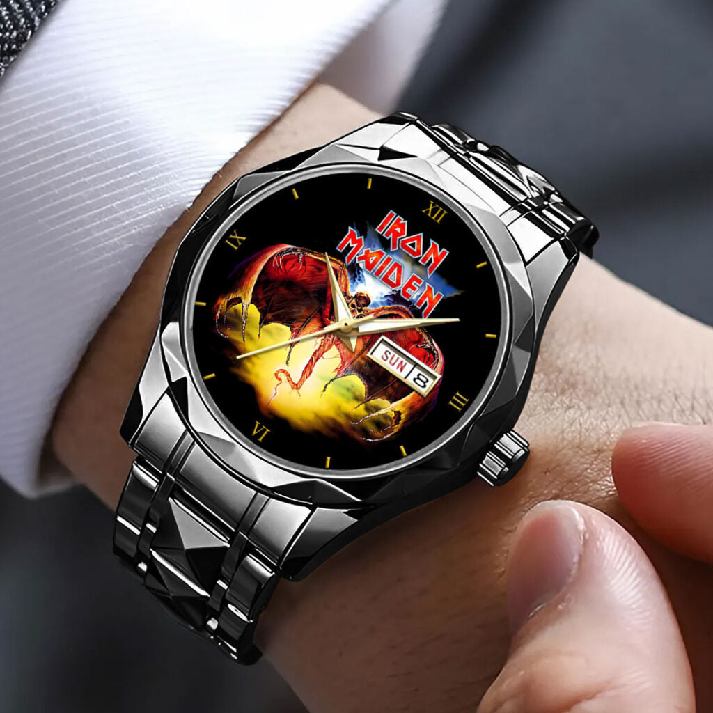 Iron Maiden Alloy Luxury Quartz Watch - NGHIAVT 3454