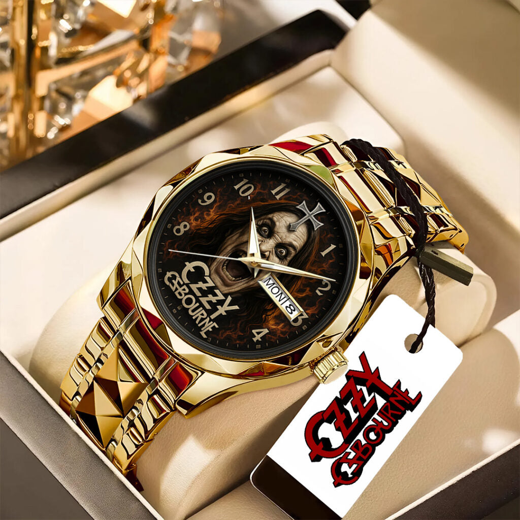 Ozzy Osbourne Alloy Luxury Quartz Watch - NGHIAVT3708