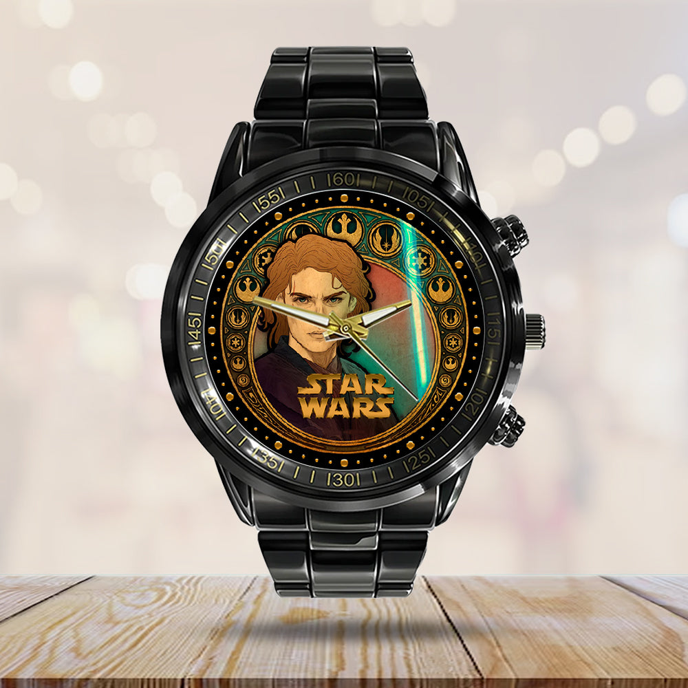 Star Wars Black Stainless Steel Watch - NGHIAVT3943