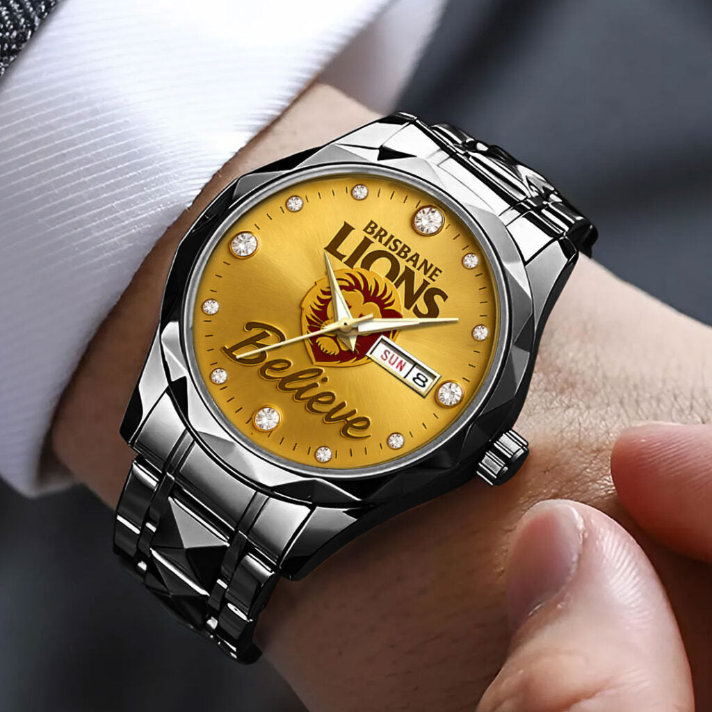 Brisbane Lions 2025 Alloy Luxury Quartz Watch - NGHIAVT5260