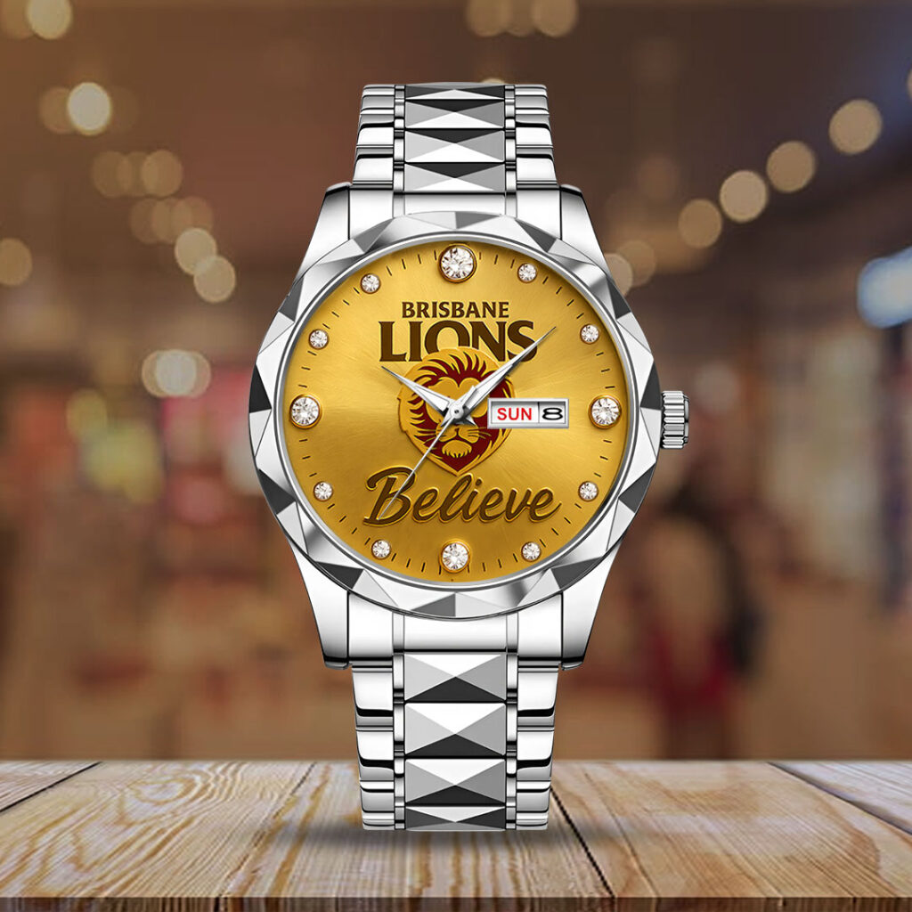 Brisbane Lions 2025 Alloy Luxury Quartz Watch - NGHIAVT5260