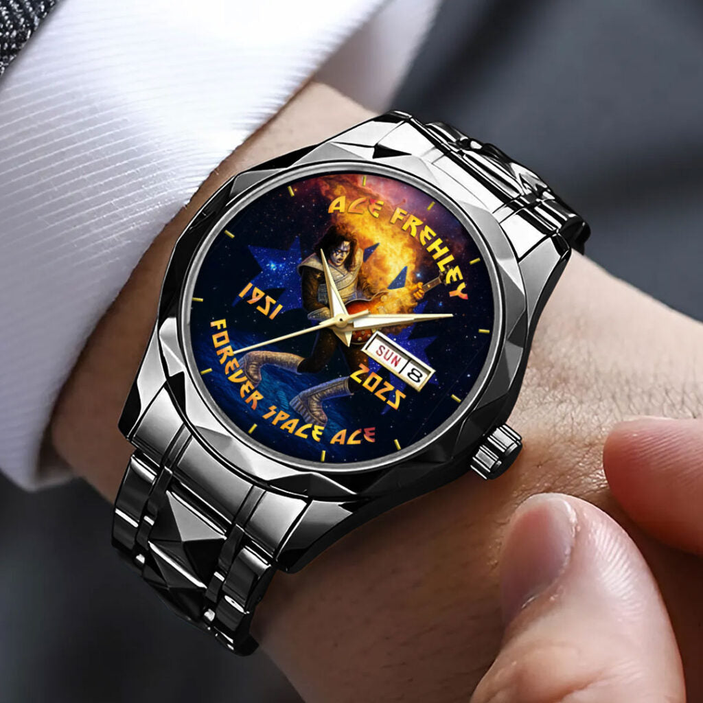 KISS x Ace Frehley Alloy Luxury Quartz Watch - NGHIAVT5357