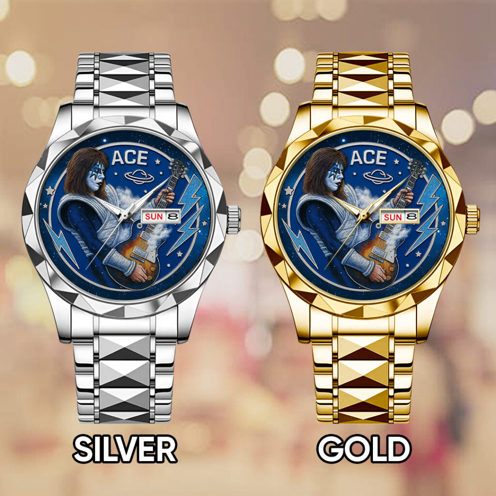 KISS x Ace Frehley Alloy Luxury Quartz Watch - NGHIAVT5369