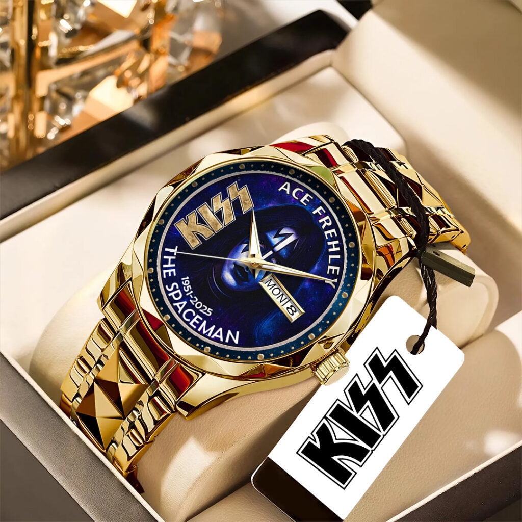 KISS x Ace Frehley Alloy Luxury Quartz Watch - NGHIAVT5370