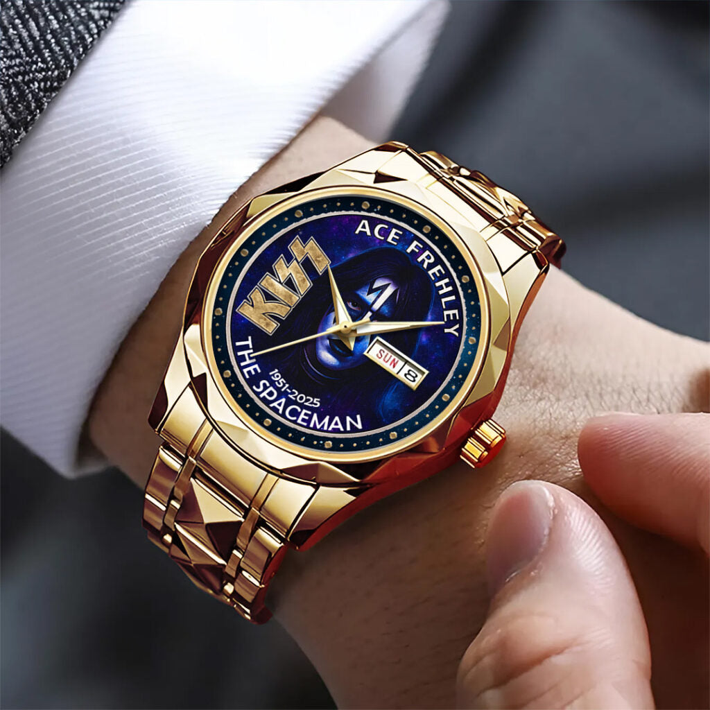 KISS x Ace Frehley Alloy Luxury Quartz Watch - NGHIAVT5370