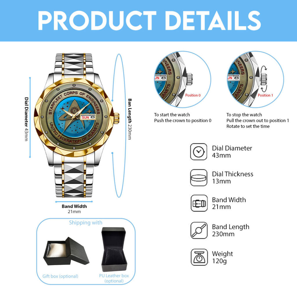 Star Trek Alloy Luxury Quartz Watch - NGHIAVT5414