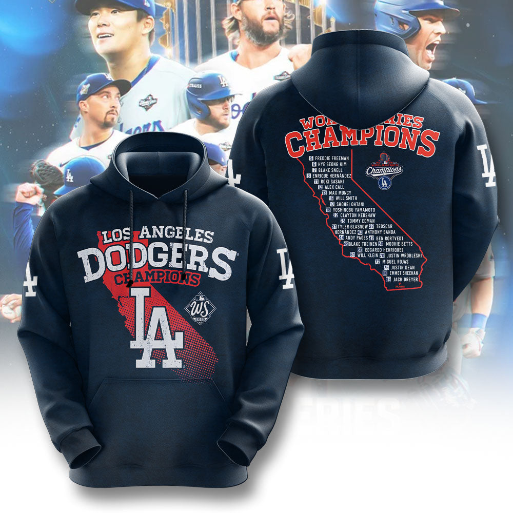 Los Angeles Dodgers 3D Apparel – NGHIAVT5479