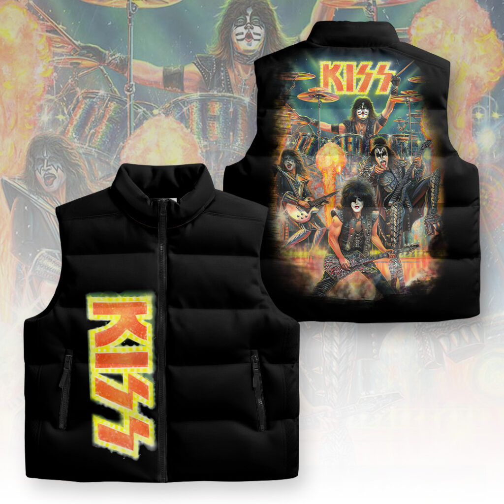 KISS 3D Sleeveless Down Jacket – NGHIAVT5964