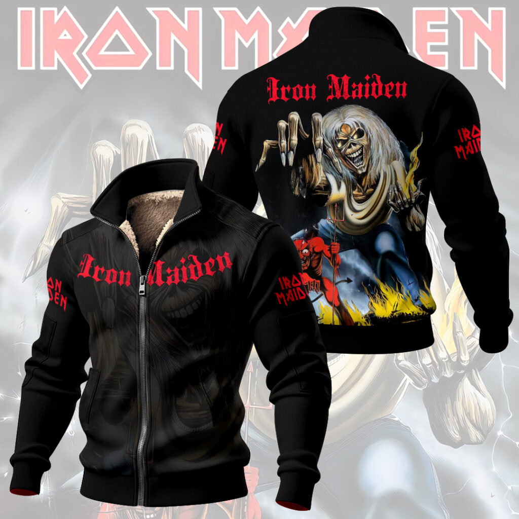 Iron Maiden Thick Knit Fleece Jacket – NGHIAVT5979