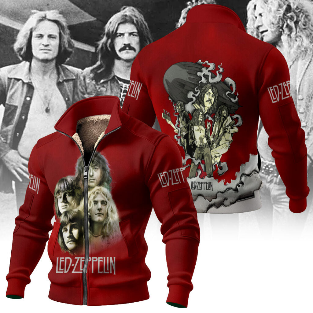 Led Zeppelin Thick Knit Fleece Jacket – NGHIAVT5980