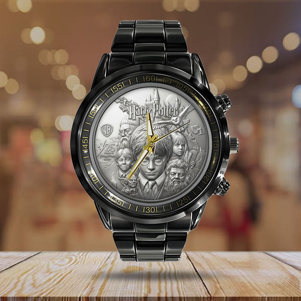 Harry Potter 25th Anniversary 2026 Black Stainless Steel Watch - NGHIAVT6037