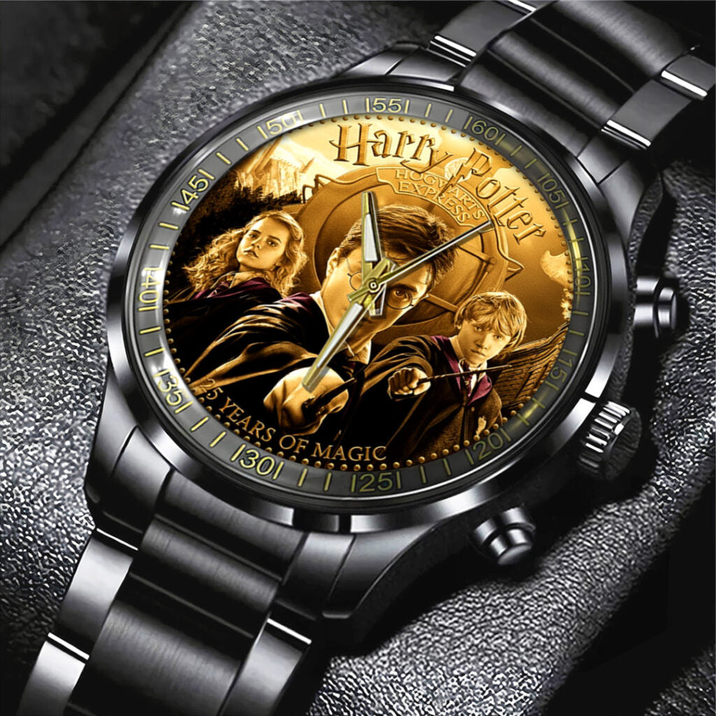 Harry Potter 25th Anniversary 2026 Black Stainless Steel Watch - NGHIAVT6039