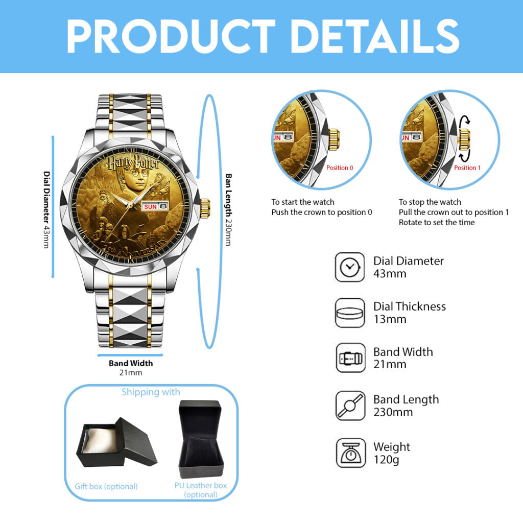 Harry Potter 25th Anniversary 2026 Alloy Luxury Quartz Watch - NGHIAVT6040