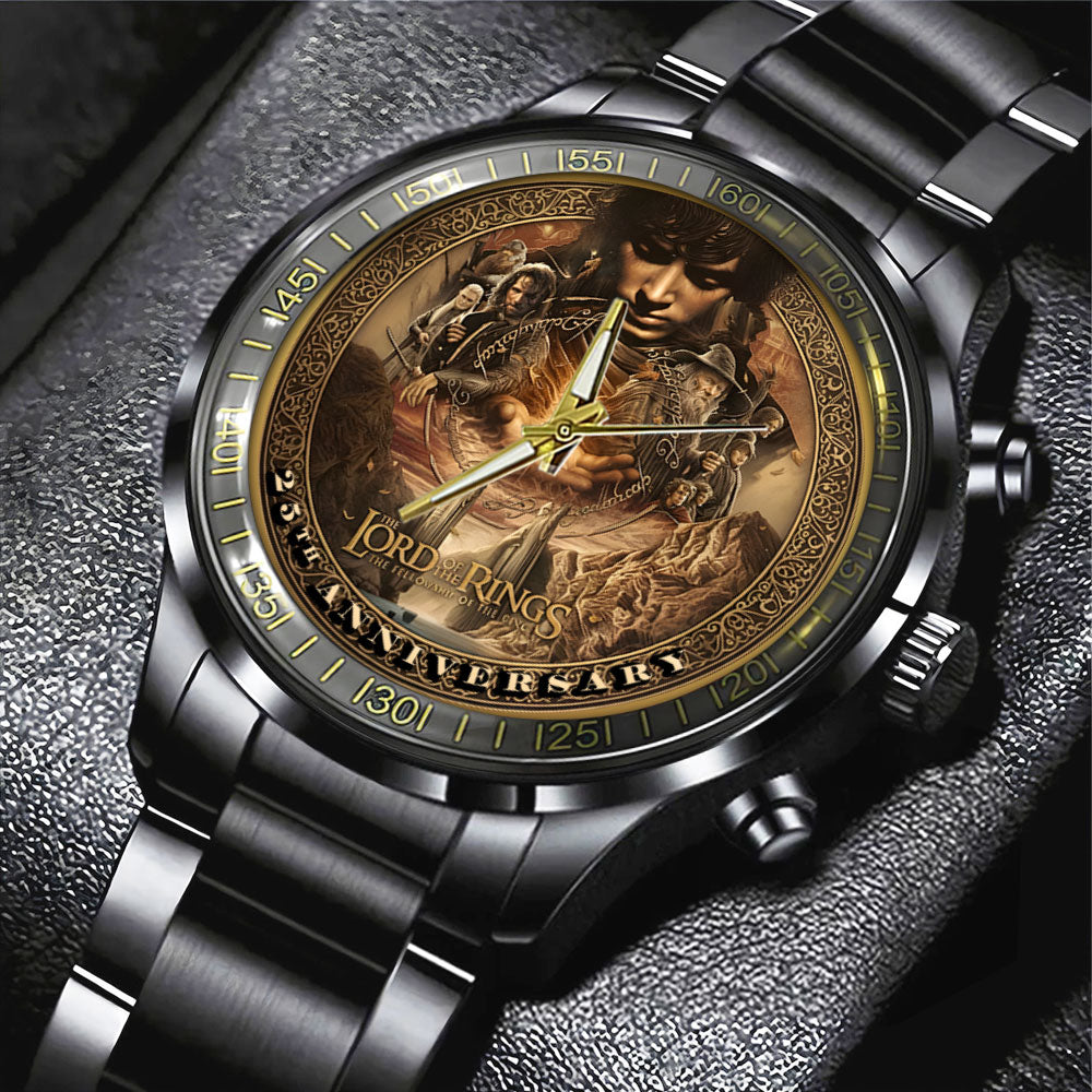 The Lord of the Rings Black Stainless Steel Watch - NGHIAVT6073