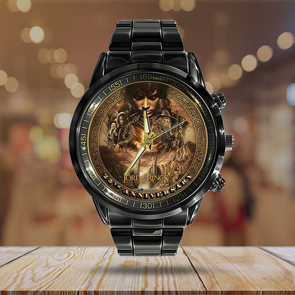 The Lord of the Rings Black Stainless Steel Watch - NGHIAVT6073