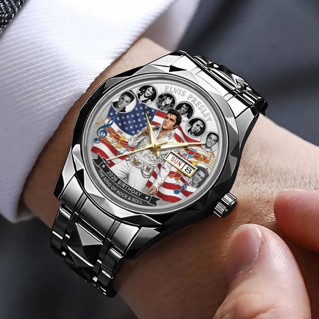 Elvis Presley Alloy Luxury Quartz Watch - NGHIAVT6114
