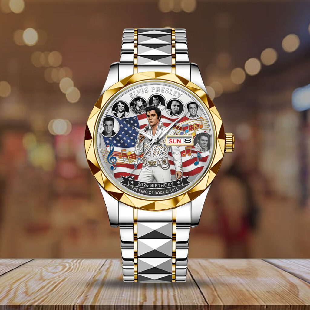 Elvis Presley Alloy Luxury Quartz Watch - NGHIAVT6114