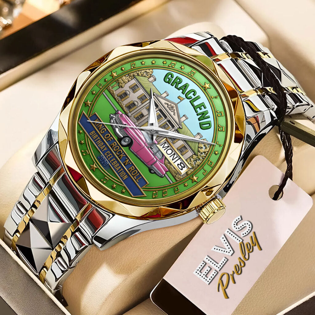 Elvis Presley Alloy Luxury Quartz Watch - NGHIAVT6116