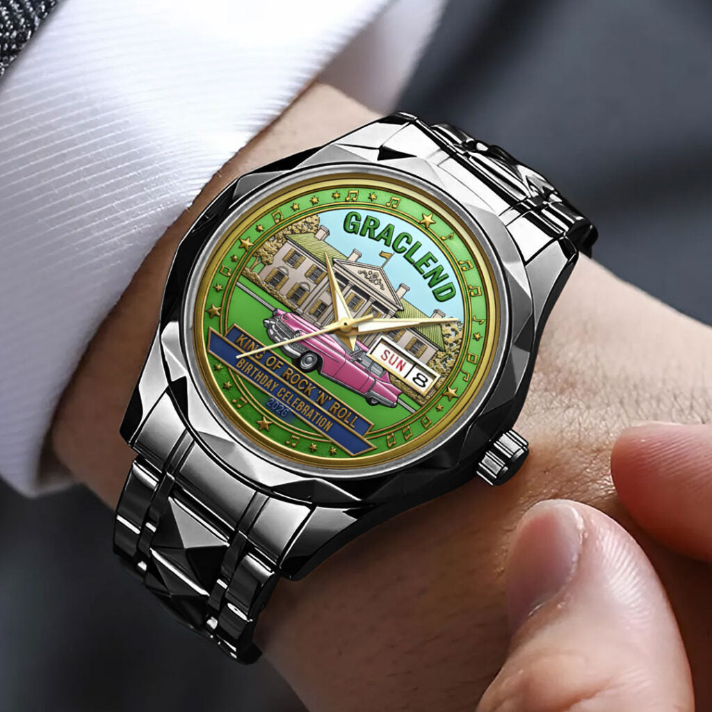 Elvis Presley Alloy Luxury Quartz Watch - NGHIAVT6116