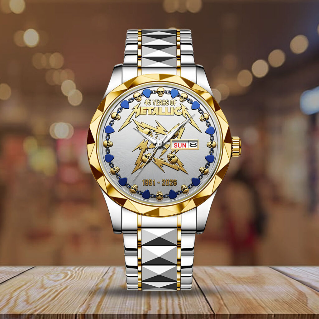 Metallica 45th anniversary 2026 Alloy Luxury Quartz Watch - NGHIAVT6145