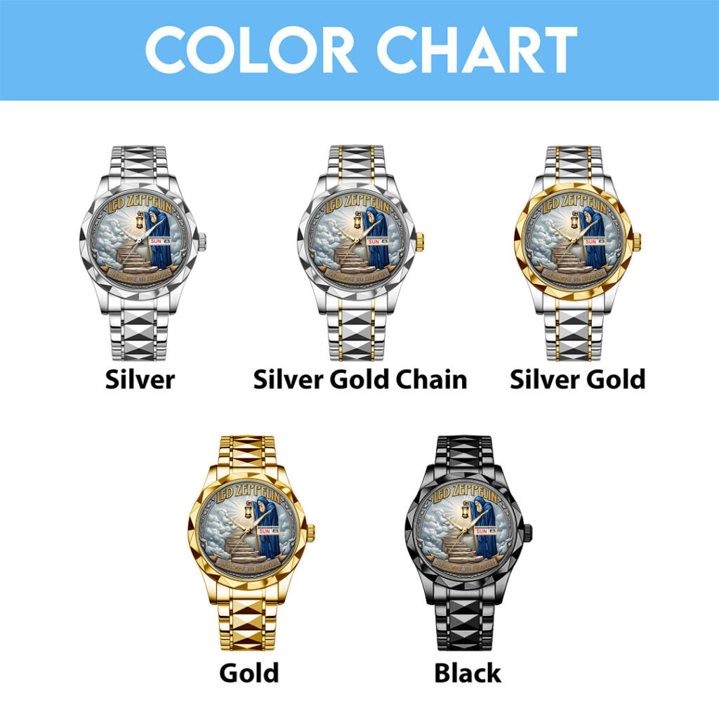 Led Zeppelin Alloy Luxury Quartz Watch - NGHIAVT6149