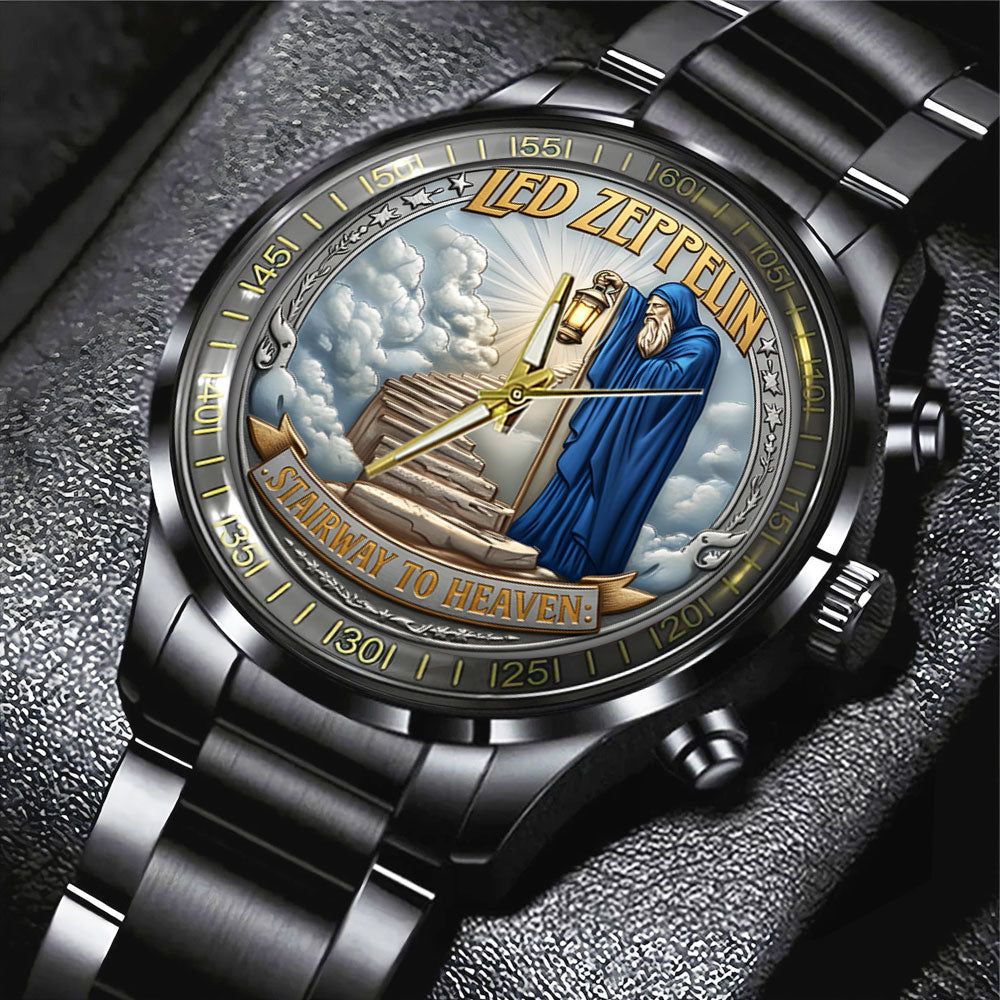 Led Zeppelin Black Stainless Steel Watch - NGHIAVT6150