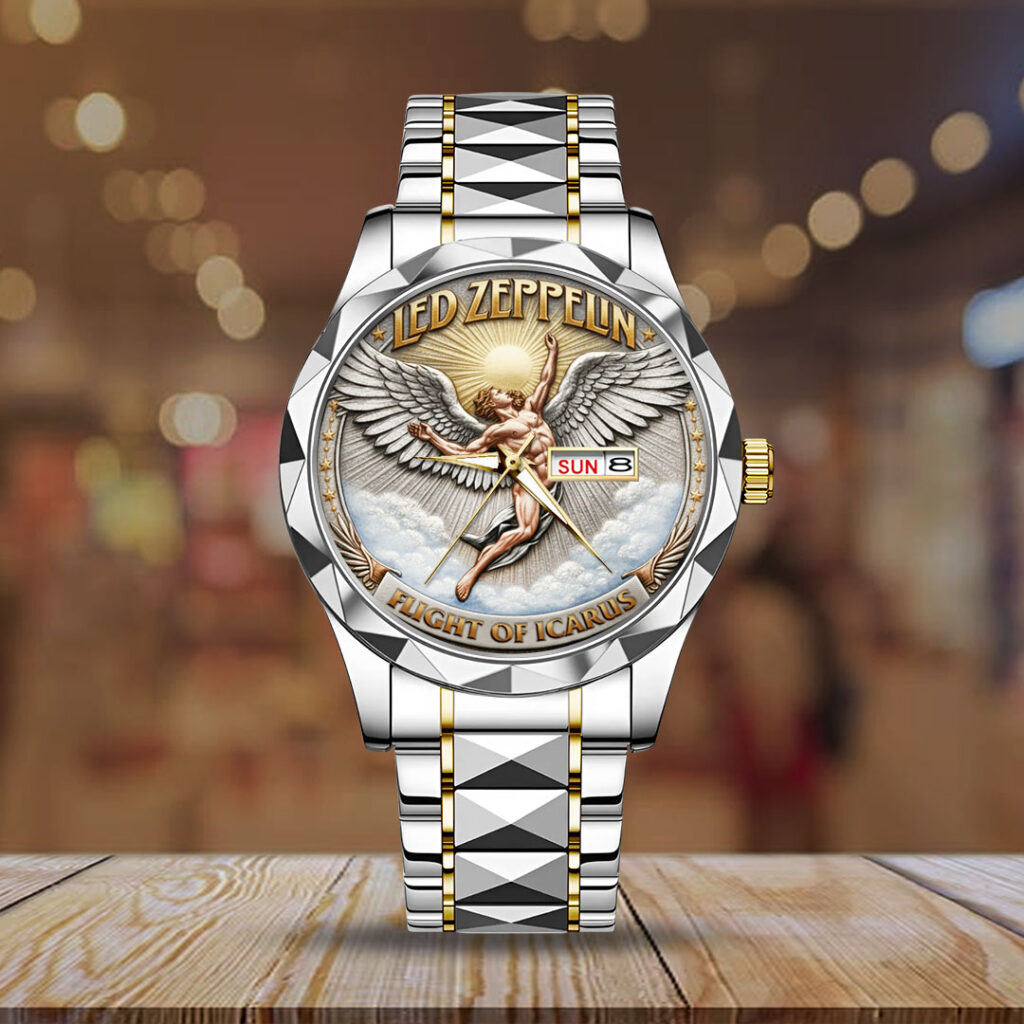 Led Zeppelin Alloy Luxury Quartz Watch - NGHIAVT6151