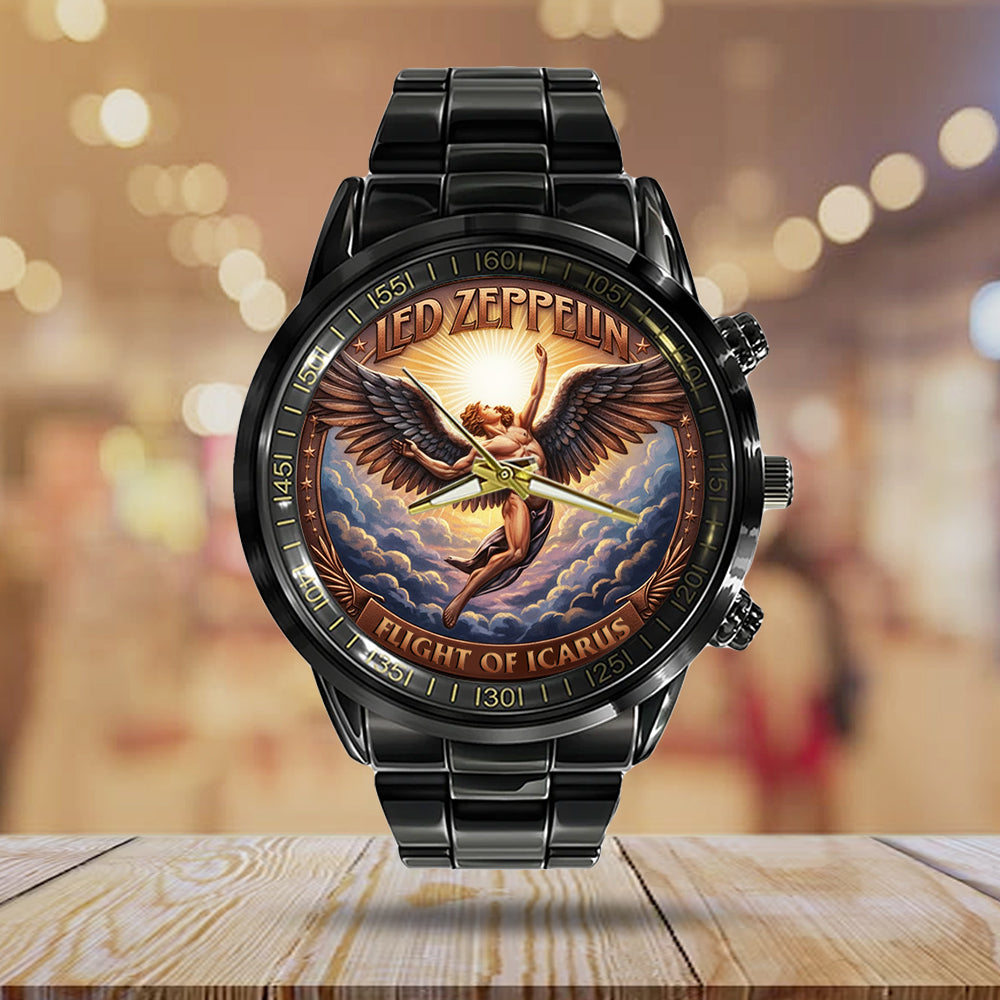 Led Zeppelin Black Stainless Steel Watch - NGHIAVT6152